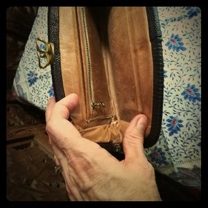 Vintage Crocodile Clutch Bag